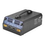 EV-PEAK U4-HP 2400W/25A DUAL Channels Intelligent Balance Charger 100V-240V  Drone Battery Charger Agriculture Drone Racing
